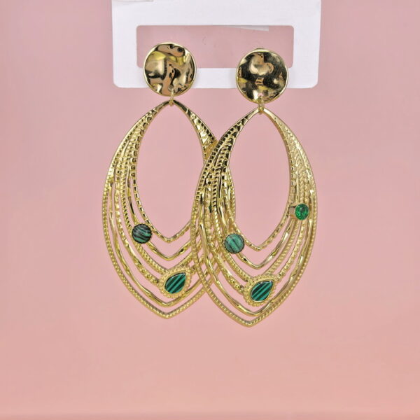 Stainless Steel Earrings with Crystals for Women and Girls Teardrop Waterdrop Good Quality No Change Color BS2503270771