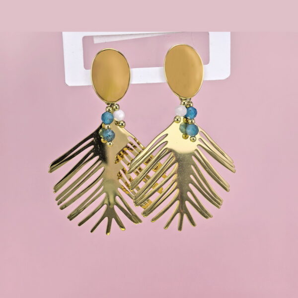 Stainless Steel Earrings with Crystals for Women and Girls Fish Bones Good Quality No Change Color BS2503270776