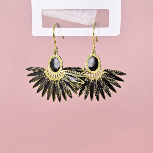 Stainless Steel Earrings with Crystals for Women and Girls Leaves Leaf Good Quality No Change Color BS2503270777
