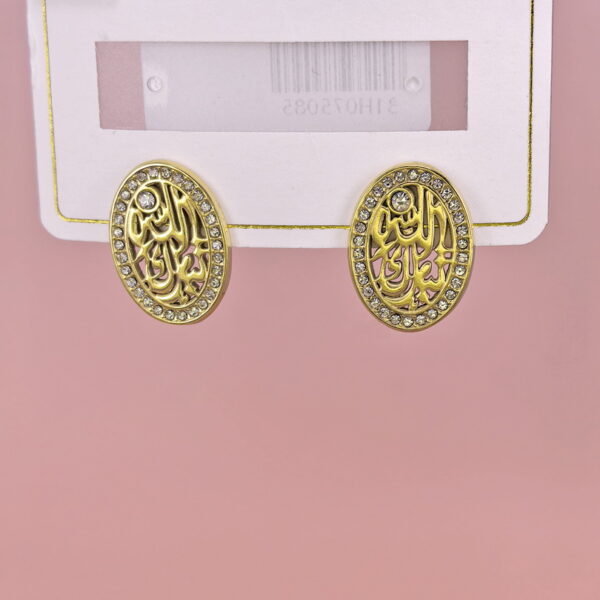 Stainless Steel Earrings with Crystals for Women and Girls Oval Good Quality No Change Color BS2503270781