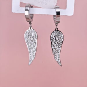 Stainless Steel Earrings with Crystals for Women and Girls Cross Good Quality No Change Color BS2503270812