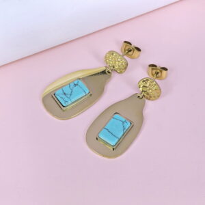 Stainless Steel Earrings with Stones for Women and Girls Geometric Good Quality No Change Color BS2503270821