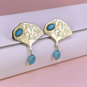 Stainless Steel Earrings with Stones for Women and Girls Leaves Leaf Good Quality No Change Color BS2503270822