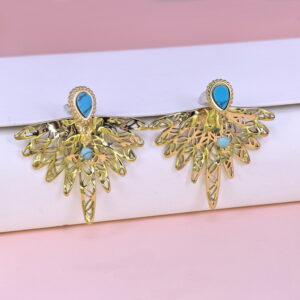 Stainless Steel Earrings with Stones for Women and Girls Geometric Good Quality No Change Color BS2503270826