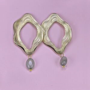 Stainless Steel Earrings with Stones for Women and Girls Round Circle Good Quality No Change Color BS2503270830