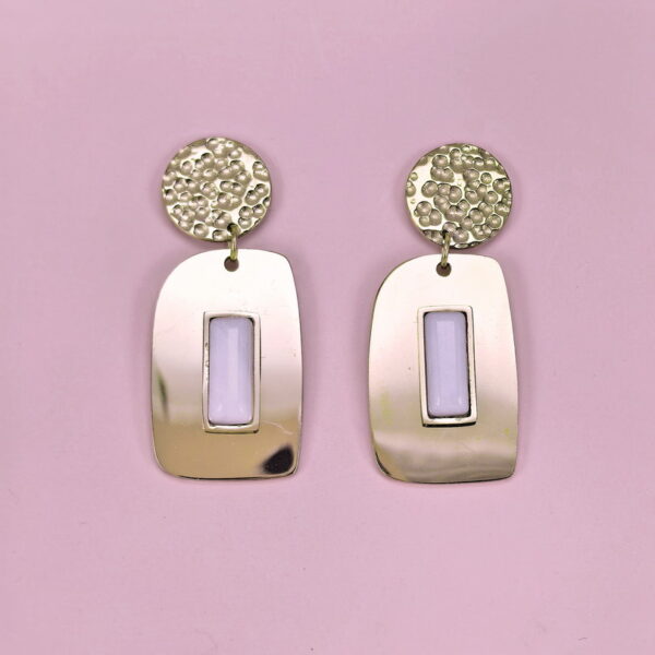 Stainless Steel Earrings with Stones for Women and Girls Geometric Good Quality No Change Color BS2503270835