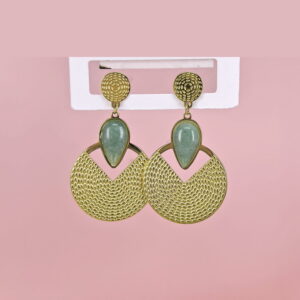 Stainless Steel Earrings with Stones for Women and Girls Round Circle Good Quality No Change Color BS2503270851