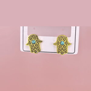 Stainless Steel Earrings with Stones for Women and Girls Palm Good Quality No Change Color BS2503270855