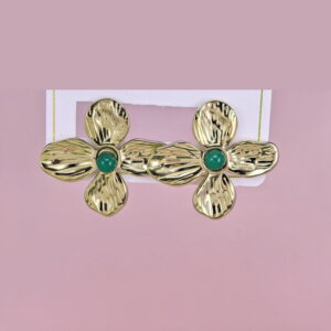 Stainless Steel Earrings with Stones for Women and Girls Four-Leaf Clover Good Quality No Change Color BS2503270856