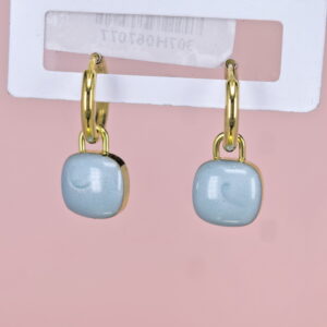 Stainless Steel Earrings with Stones for Women and Girls Square Good Quality No Change Color BS2503270864