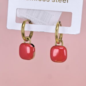 Stainless Steel Earrings with Stones for Women and Girls Square Good Quality No Change Color BS2503270865