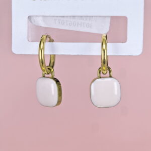 Stainless Steel Earrings with Stones for Women and Girls Square Good Quality No Change Color BS2503270866