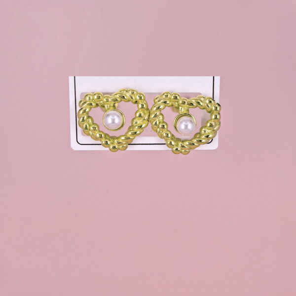 Stainless Steel Earrings  for Women and Girls Love Heart Good Quality No Change Color BS2503270875