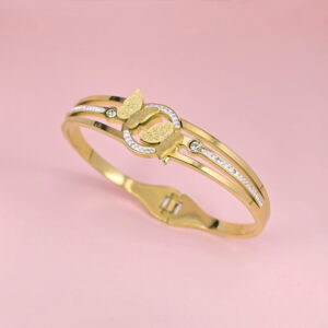 Stainless Steel Bangles Bracelets Butterfly Good Quality No Change Color For Women Girls CS250327007