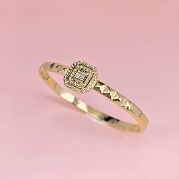Stainless Steel Bangles Bracelets Geometric Good Quality No Change Color For Women Girls CS250327022