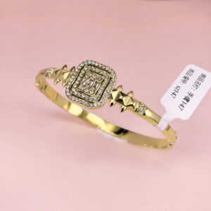 Stainless Steel Bangles Bracelets Crystals Good Quality No Change Color For Women Girls CS250327024