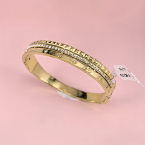 Stainless Steel Bangles Bracelets Crystals Good Quality No Change Color For Women Girls CS250327029
