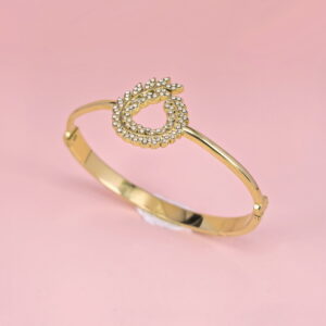 Stainless Steel Bangles Bracelets Crystals Good Quality No Change Color For Women Girls CS250327037