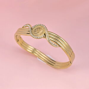 Stainless Steel Bangles Bracelets Crystals Good Quality No Change Color For Women Girls CS250327046