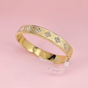 Stainless Steel Bangles Bracelets Crystals Good Quality No Change Color For Women Girls CS250327051
