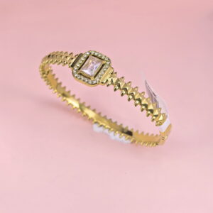 Stainless Steel Bangles Bracelets Crystals Good Quality No Change Color For Women Girls CS250327059