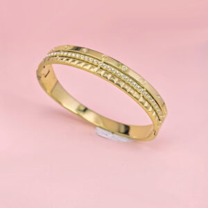 Stainless Steel Bangles Bracelets Crystals Good Quality No Change Color For Women Girls CS250327069