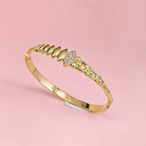 Stainless Steel Bangles Bracelets Crystals Good Quality No Change Color For Women Girls CS250327072