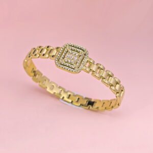 Stainless Steel Bangles Bracelets Crystals Good Quality No Change Color For Women Girls CS250327077